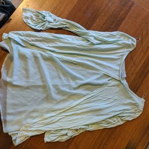 Express tunic with sheer back